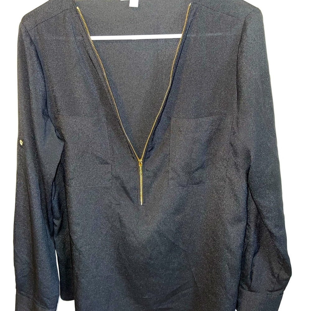 Calvin Klein Zip Down Blouse